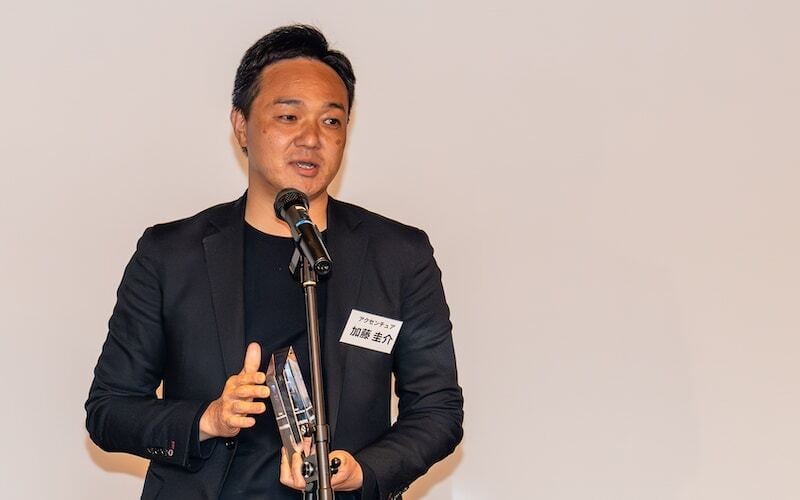 アクセンチュア株式会社 スピーチの様子