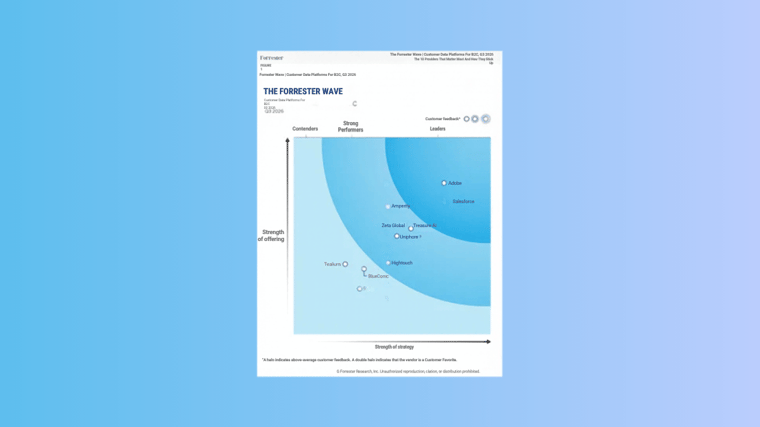 treasure-ai-strong-performer-2026-b2c-cdp-wave-social