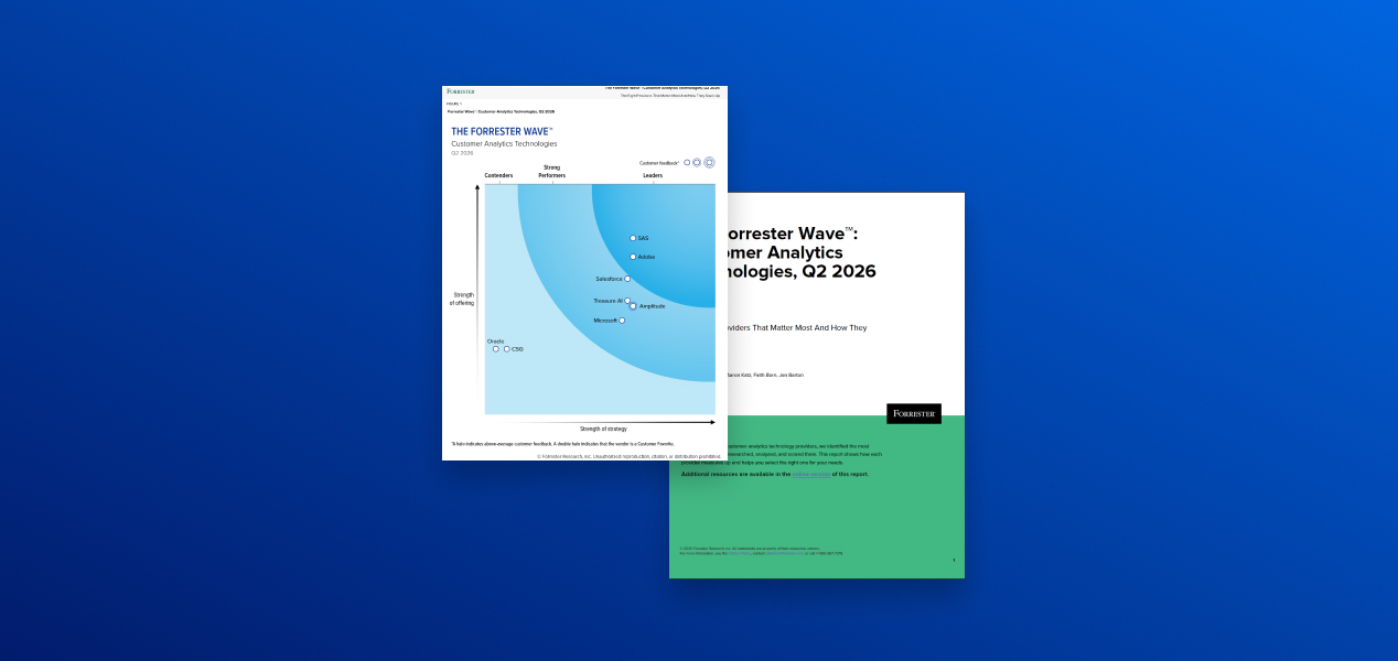 The Forrester Wave™: Customer Analytics Technologies, Q2 2026