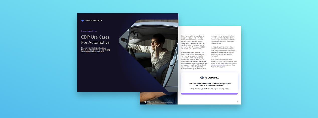 Download our Automotive Use Case Guide