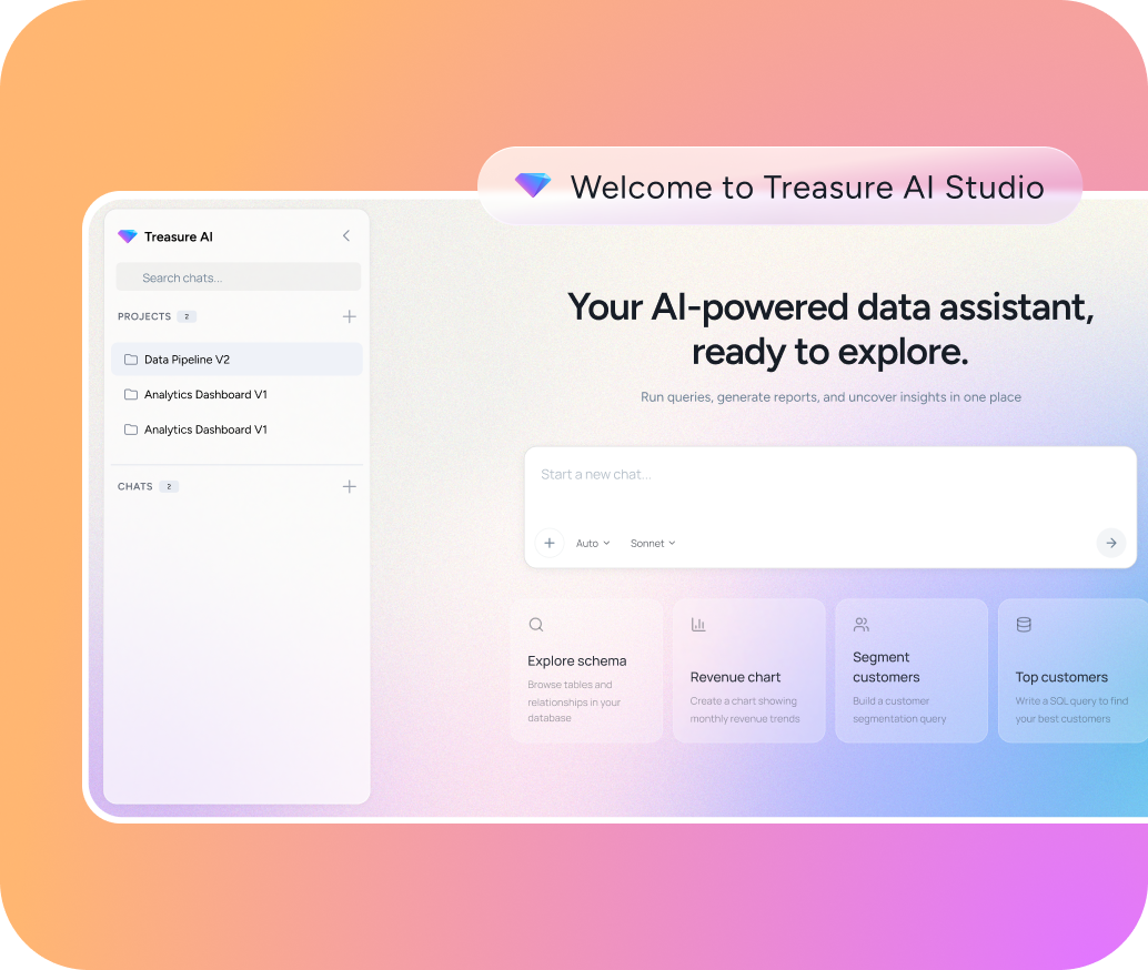 Treasure AI Studio