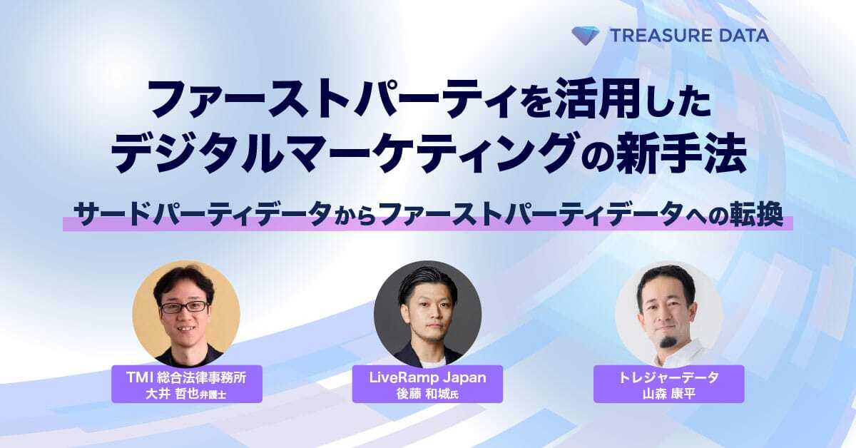ファーストパーティを活用したデジタルマーケティングの新手法　サードパーティデータからファーストパーティデータへの転換